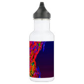 Abstrakter Reflektionstraum Trinkflasche (Rechts)