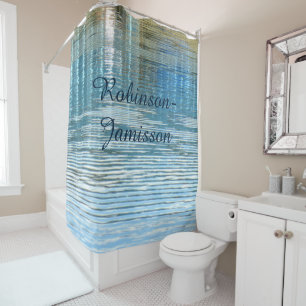 Abstrakter Reflexions-Duschvorhang-mit Bindestrich Duschvorhang