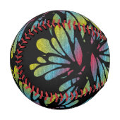Abstrakter Regenbogen Baseball (Vorderseite Links)