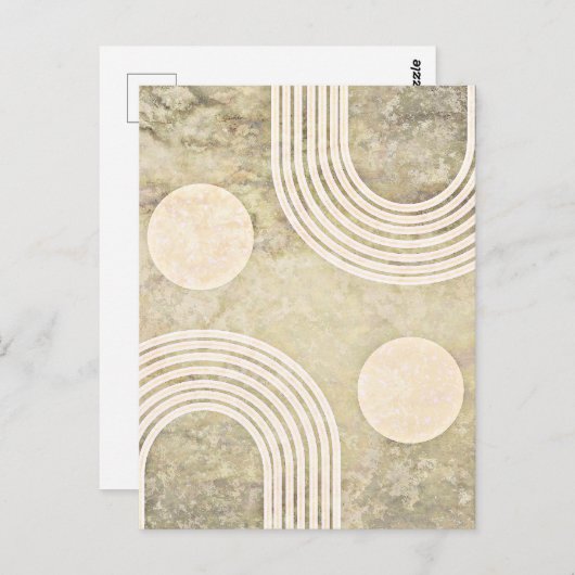 Abstrakter Regenbogen, Bohemische Kunst, Postkarte (Vorne/Hinten)