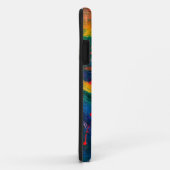 Abstrakter Regenbogen Case-Mate iPhone Hülle (Hinten/Rechts)