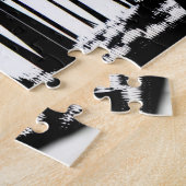 Abstrakter Regenbogen Confetti im Silhouette Puzzle (Seite)