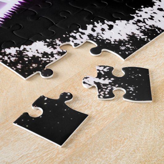 Abstrakter Regenbogen-Eukalyptus-Wald Puzzle (Seite)