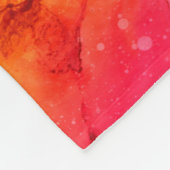 Abstrakter Regenbogen farbiger Hintergrund, Tapete Fleecedecke (Ecke)