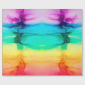 Abstrakter Regenbogen farbiger Hintergrund, Tapete Geschenkpapier (Flach)
