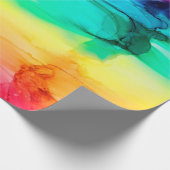 Abstrakter Regenbogen farbiger Hintergrund, Tapete Geschenkpapier (Ecke)