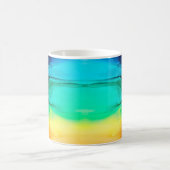 Abstrakter Regenbogen farbiger Hintergrund, Tapete Kaffeetasse (Mittel)