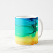 Abstrakter Regenbogen farbiger Hintergrund, Tapete Kaffeetasse (VorderseiteRechts)