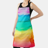 Abstrakter Regenbogen farbiger Hintergrund, Tapete Schürze (InSitu)