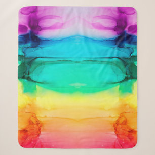 Abstrakter Regenbogen farbiger Hintergrund, Tapete Sherpadecke