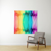 Abstrakter Regenbogen farbiger Hintergrund, Tapete Wandteppich (Beispiel (Horizontal))