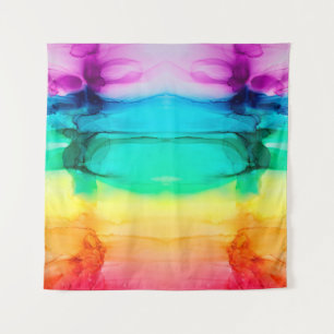 Abstrakter Regenbogen farbiger Hintergrund, Tapete Wandteppich