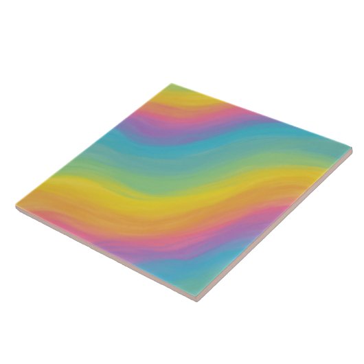 Abstrakter Regenbogen Fliese (Seite)