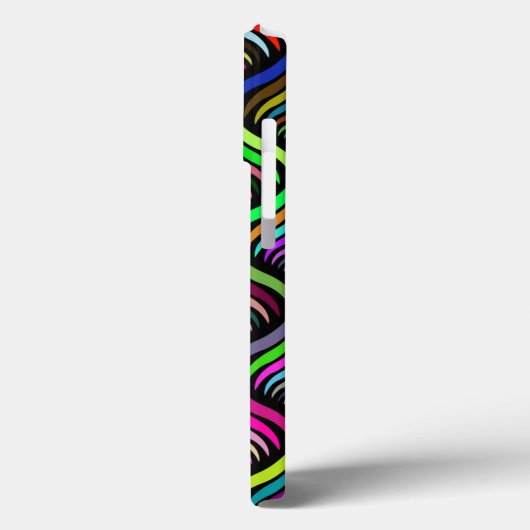 Abstrakter Regenbogen in Klappfarben Case-Mate iPhone Hülle (Rückseite / Links)