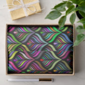Abstrakter Regenbogen in Klappfarben Seidenpapier (Geschenk)