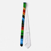 Abstrakter Regenbogen Krawatte (Rückseite)
