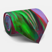 Abstrakter Regenbogen Krawatte (Gerollt)