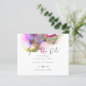 Abstrakter Regenbogen Lila Hochzeit (Stehend Vorderseite)