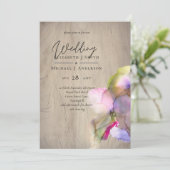 Abstrakter Regenbogen Lila Hochzeit (Stehend Vorderseite)