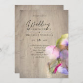 Abstrakter Regenbogen Lila Hochzeit (Vorne/Hinten)