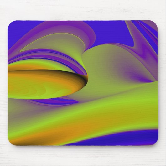 Abstrakter Regenbogen Mousepad (Vorne)