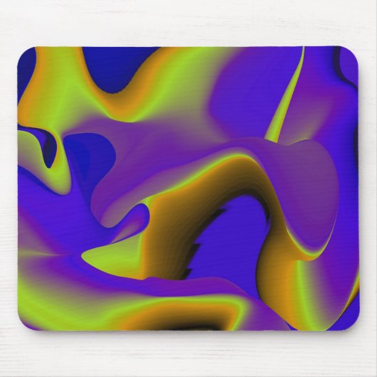 Abstrakter Regenbogen Mousepad (Vorne)