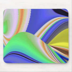 Abstrakter Regenbogen Mousepad