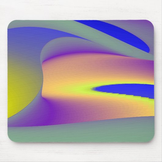 Abstrakter Regenbogen Mousepad (Vorne)