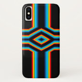 Abstrakter Regenbogen Nebel Cross Case-Mate iPhone Hülle (Rückseite)