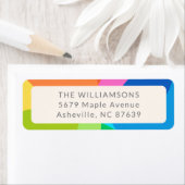 Abstrakter Regenbogen Personalisierter Urlaub (Insitu)