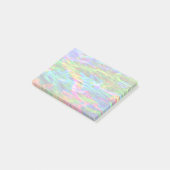 Abstrakter Regenbogen Post-it Klebezettel (angewinkelt)