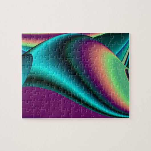 Abstrakter Regenbogen Puzzle (Horizontal)