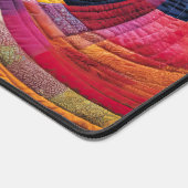 Abstrakter Regenbogen Schreibtischunterlage (Ecke)