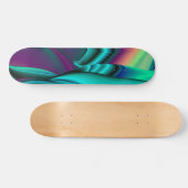 Abstrakter Regenbogen Skateboard (Horizontal)
