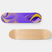 Abstrakter Regenbogen Skateboard (Horizontal)