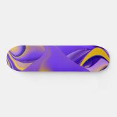 Abstrakter Regenbogen Skateboard (Horizontal)