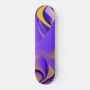 Abstrakter Regenbogen Skateboard
