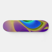 Abstrakter Regenbogen Skateboard (Horizontal)