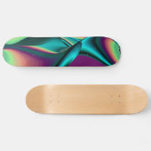 Abstrakter Regenbogen Skateboard (Horizontal)