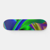 Abstrakter Regenbogen Skateboard (Horizontal)