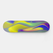 Abstrakter Regenbogen Skateboard (Horizontal)