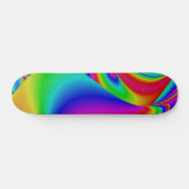 Abstrakter Regenbogen Skateboard (Horizontal)