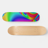 Abstrakter Regenbogen Skateboard (Horizontal)