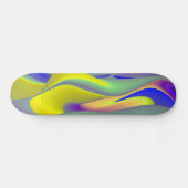 Abstrakter Regenbogen Skateboard (Horizontal)