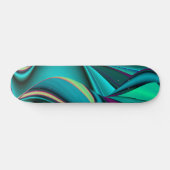 Abstrakter Regenbogen Skateboard (Horizontal)
