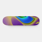 Abstrakter Regenbogen Skateboard (Horizontal)