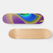 Abstrakter Regenbogen Skateboard (Horizontal)