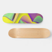 Abstrakter Regenbogen Skateboard (Horizontal)