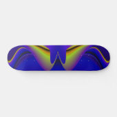 Abstrakter Regenbogen Skateboard (Horizontal)