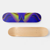 Abstrakter Regenbogen Skateboard (Horizontal)